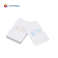 Jeu de cartes de poker en papier personnalisé, écologique, recyclable, avec impression couleur intégrale, dorure à chaud, boîte de 54 cartes, Joker inclus