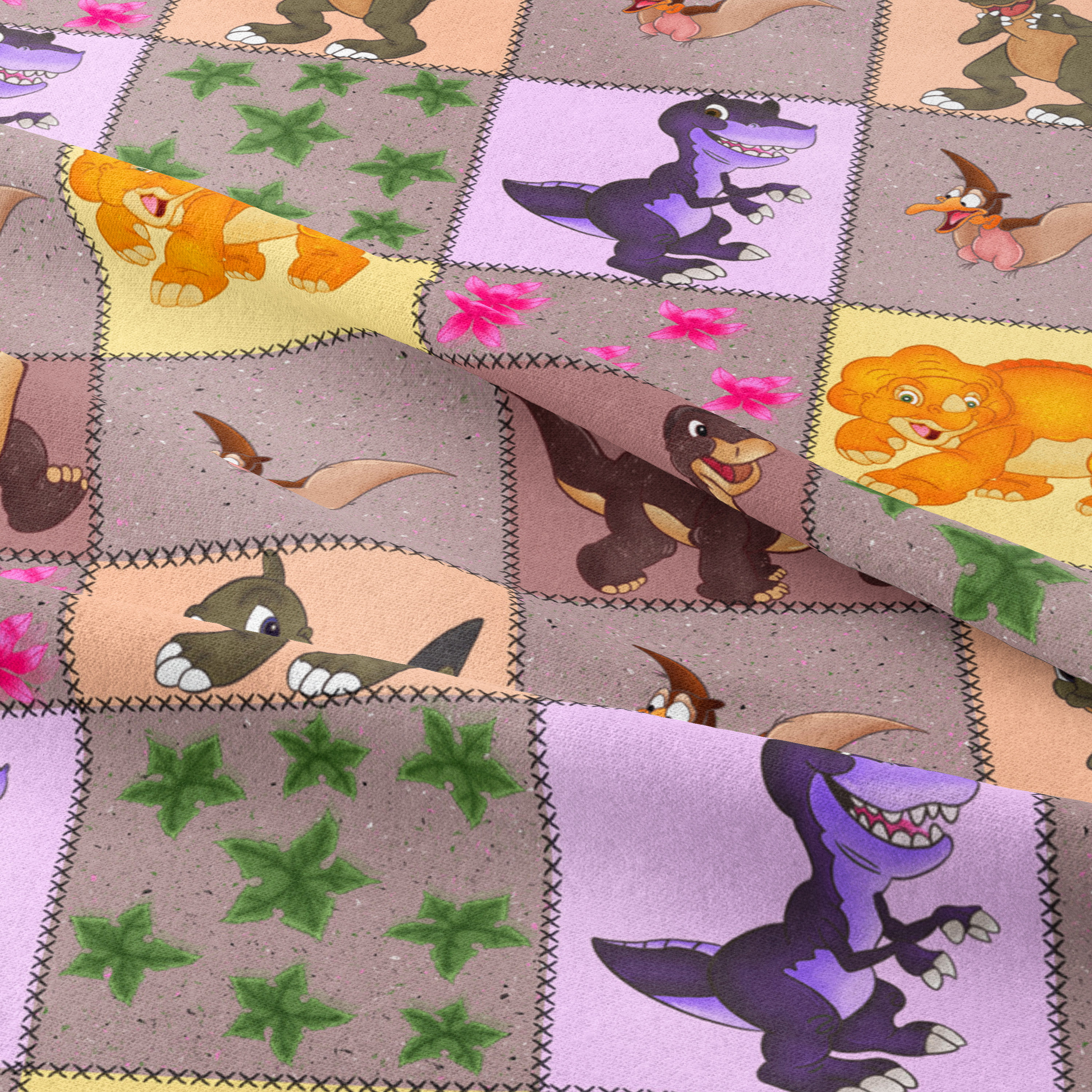 Custom Digital Printing Recycled Double Brushed Poly Fabric Eco-friendly Knitted Fabric for Sleepwear