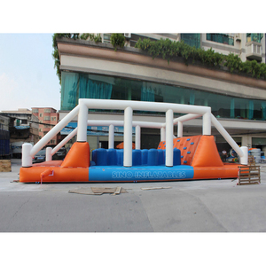 Corsa ad ostacoli gonfiabile dell'equilibrio degli adulti del grado commerciale all'aperto Hit N Run fatta del telone resistente del Pvc per la promozione - Product Image 4