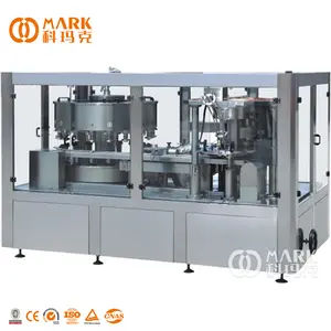 Automatic Complete Liquid Filling Sealing Machine Line For Canned Beverage