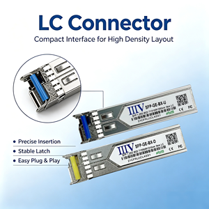โมดูลรับส่งสัญญาณไฟเบอร์ออปติกแบบสองทิศทาง LC โหมดเดี่ยว 1.25G BiDi SFP ระยะ 3 กม. 1310/1550 นาโนเมตร SMF พร้อมฟังก์ชันตรวจสอบ DDM สำหรับขายส่ง - Product Image 5