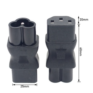 Conector Iec C13, adaptador de corriente de 16A a C6 C6-C13, extensión Pdu moldeada - Product Image 2