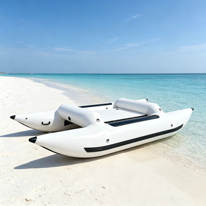 Bateau banane gonflable pliable en PVC de 12 pieds pour 4 personnes, idéal pour <span class=keywords><strong>le</strong></span> surf en eaux vives, durable - Product Image 1