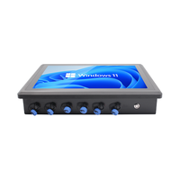 PC de panel industrial táctil capacitiva de 15,6 pulgadas 1920*1080 HD Full IP65 impermeable AIO Panel Pc