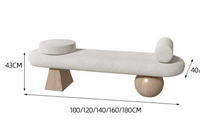 Tabouret à chaussures en bois de Style nordique créatif ménage Long banc pour manger canapé assis chambre lit fin salon appartement hôtel