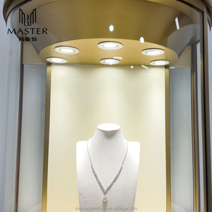 Boutique LED ánh sáng CURIO Tủ Bảo tàng trưng bày trưng bày với kính hiển thị thanh lịch trưng bày - Product Image 4