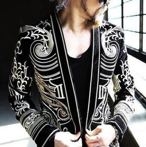 <span class=keywords><strong>2021</strong></span> chaquetas de otoño e invierno para hombres de moda europea y americana, abrigo ajustado estampado para hombres más vendido para hombres - Product Image 6