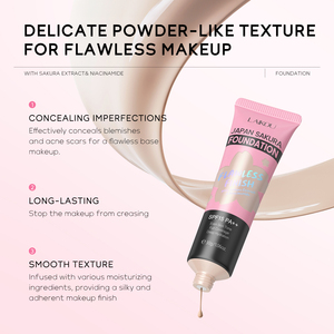 คอนซีลเลอร์แต่งหน้า รองพื้นเนื้อครีม ออร์แกนิค ปรับสีผิวให้สม่ำเสมอ ติดทนนาน บีบีครีมบำรุงผิวขาวกระจ่างใส - Product Image 4