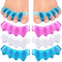 Umweltfreundliche Fünf-Loch-Design TPE Elastische Flexible Weiche Gewölbestütze Orthopädische Komfort-Einlegesohlen für Männer und Frauen Kettentyp 2