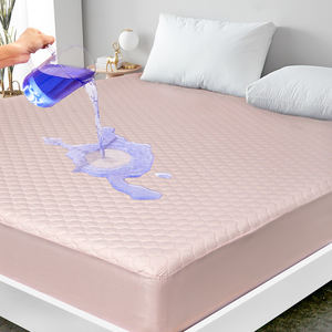 Custom <span class=keywords><strong>Protector</strong></span> De Colchon Wasbaar Geruisloos Antislip Waterdicht Bed Matrasbeschermer - Product Image 1