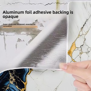 Pegatinas de Pared Autoadhesivas de PVC con Diseño de Mármol, Modernas e Impermeables, para Uso Doméstico, Fondo de TV, Cocina y <span class=keywords><strong>Baño</strong></span>, Venta al Por Mayor - Product Image 3