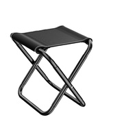 Tabouret pliant portable d'extérieur en métal Oxford Design pour camping, pêche, chaise de voyage