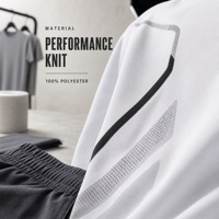 Ensemble de survêtement de sport pour homme personnalisé par sublimation, respirant, léger, pour la course et le fitness estival, vente en gros