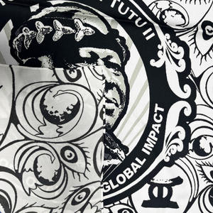 来样定做促销礼品广告女性双面定制设计印花涤纶缎面雪纺丝滑围巾公司 - Product Image 4