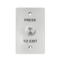 Bouton de sortie intelligent en acier inoxydable IP65 Keysecu, étanche, pour extérieur, 12V, pour serrure de porte