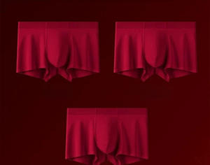 <span class=keywords><strong>Boxer</strong></span> da <span class=keywords><strong>Uomo</strong></span> Rossi a Vita Media, Traspiranti, Ecologici, Senza Cuciture in Modal per l'Indossamento Festivo del Capodanno Cinese - Product Image 6