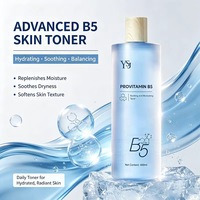 Tonique apaisant YSJ Panthénol Provitamine B5 400ml, hydratation profonde 24h, réparation de la barrière cutanée endommagée, apaise les rougeurs, sans alcool.
