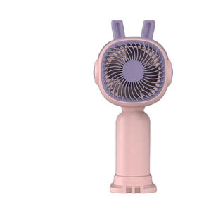 Portable Fan With Animal Ear and Belt Support Hand-held Rechargeable Handheld Fan Cute <b>USB</b> Charging <b>Mini</b> Pocket Fan - Product Image 6