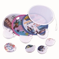 Tissu volant en Nylon pliable, ventilateur rond, décoratifs de sport, personnalisé, pour la main, cm