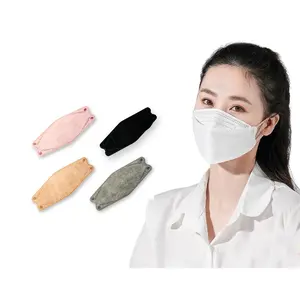 Roze Kleur Meerdere Kleuren Zijn Beschikbaar Vis Type Wegwerp Kf94 Masker 4 Lagen Wegwerp Masker Gezicht Kf94 Nonwoven Gezichtsmasker