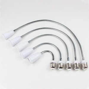 Support de lampe E27 <span class=keywords><strong>E14</strong></span> à E27 <span class=keywords><strong>convertisseur</strong></span> <span class=keywords><strong>B22</strong></span> <span class=keywords><strong>douille</strong></span> d'ampoule de base led 3w 12v rv lampe de lecture 100mm avec interrupteur marche/arrêt - Product Image 1