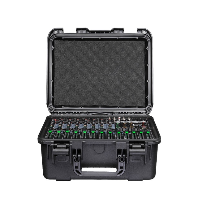 DJ Studio Sound System 8-Channel Professional Class AB Audio Mixer