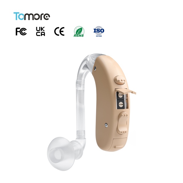 Wholesale 16-Channel Digital BTE Hearing Aids with Noise Cancellation for Elderly Healthcare Facilities OEM Product