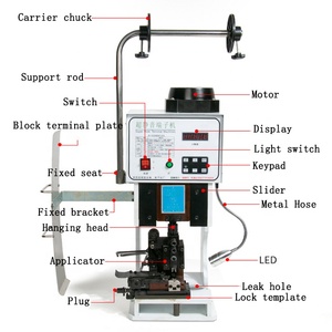 1.5t/2t siêu câm điện mứt Brass ngã ba nối dây khai thác thiết bị đầu cuối Uốn Tóc bồng Máy JST <span class=keywords><strong>Molex</strong></span> thiết bị đầu cuối Uốn Tóc bồng máy - Product Image 5