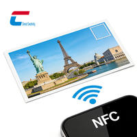 Biglietti d'Auguri NFC Programmabili 13.56Mhz per Condivisione sui Social Media, Stampa Personalizzata di Cartoline