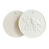 Diffuseur d'air de voiture en pierre de gypse parfumée, forme personnalisée moderne, fleurs aromatiques pures, promotionnel, multifonctionnel, naturel, vente en gros