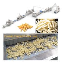 Ligne de production automatique complète de frites surgelées 500-5000 kg/h Machine de fabrication de chips de pommes de terre fraîches à la banane