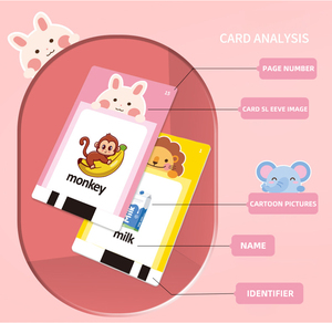 ของเ<span class=keywords><strong>ล</strong></span>่นเพื่อการศึกษาสำหรับเด็กก่อนวัยเรียนเครื่องอ่านคำศัพท์ภาษาอังกฤษ Y ที่ใส่การ์ดสำหรับเด็กเรียนรู้หนังสือเสียง ABC พูดได้แฟ<span class=keywords><strong>ล</strong></span>ชการ์ด - Product Image 5