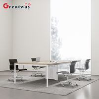Bureau de travail modulaire flexible extensible avec écran de confidentialité en tissu et gestion des câbles