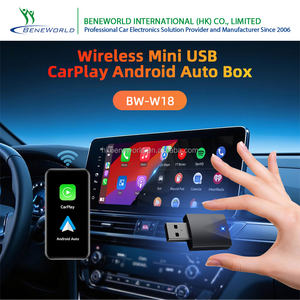 Adaptateur Mini Smart Car pour CarPlay et Android Auto - Connexion sans fil/filaire BT 5.2 USB, ajustement universel, fourni par l'usine - Product Image 4