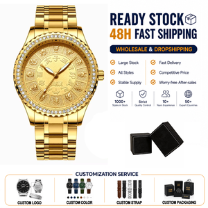 Oferta Limitada: Reloj de Cuarzo para Hombre Binbond S777 con Esfera de Dragón y Fénix Chapada en Oro, Doce Signos del Zodiaco, Resistente al Agua - Product Image 1