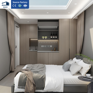 SQXC Casa Contenedor Modular <span class=keywords><strong>de</strong></span> Lujo con Estructura <span class=keywords><strong>de</strong></span> Acero Prefabricada, Tipo Cápsula Espacial, para Oficina, Salón, Hotel, Apartamento, Villa, Uso Moderno - Product Image 3