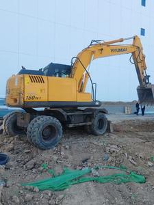 Excavadora de Ruedas Hyundai 150W-7 con Motor Cummins, Capacidad de la Cuchara de 0.67 <span class=keywords><strong>m</strong></span>, Excavadora de Ruedas Hyundai Serie 7 - Product Image 4