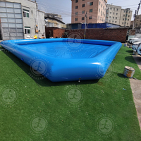 Grande piscine gonflable d'extérieur en PVC drôle pour balle d'eau, terrain de jeu pour enfants