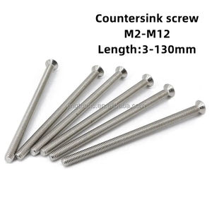 Tornillo de <span class=keywords><strong>cabeza</strong></span> <span class=keywords><strong>avellanada</strong></span> plana Phillips de Cruz larga alargada de acero inoxidable 304 M2 M2.5 M3 M4 M5 M6 M8 M10 M12 - Product Image 2
