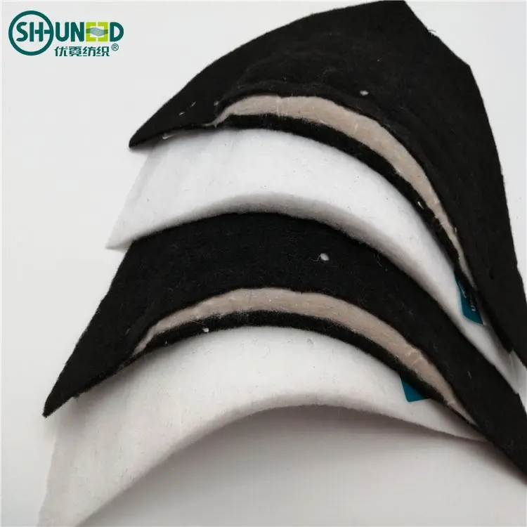 男性と女性のために満たされたショルダーストラップパッド綿スーツショルダーパディング高品質ポリエステル500ペア持続可能なOEKO