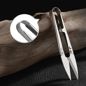 Mini đen laser kéo mịn cạnh thép không gỉ may may cắt kim loại xử lý Bonsai pruner cho may Shears vải - Product Image 4