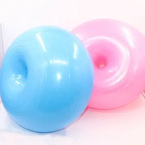 Neue Hot Selling Artikel Donut Anti-Busrt Haustiere Fitness-Übung Apple Shape PVC Yoga Ball