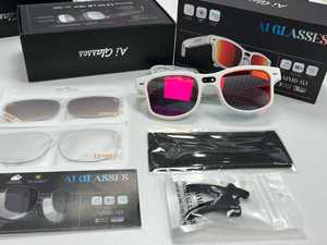 แว่นตาอัจฉริยะรุ่น AIMB-G3 ยอดนิยม แปลภาษาแบบเรียลไทม์ บันทึกวิดีโอ 1080P ถ่ายภาพกลางแจ้ง ระบบจดจำภาพด้วย AI พร้อมเลนส์ 3 แบบ - Product Image 3
