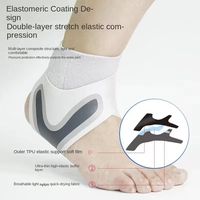 Ajustements personnalisés Respirant Sports Cheville Sangle Manches Compression Protecteur pour Hommes et Femmes Élastique Mince Cheville Soutien