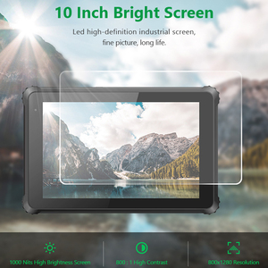 Tablet PC Resistente de 10 Pulgadas con IP67, WiFi, BT, 4G LTE, GPS y Escáner de Código de Barras 2D NFC Opcional, Legible Bajo la Luz Solar con 1000 Nits de Brillo - Product Image 2