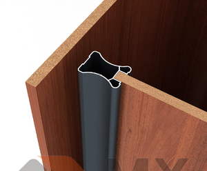 Nhà Sản Xuất Nhôm Hồ Sơ Phụ Kiện Cho Tủ Quần Áo Cửa/Nhôm Khung Tủ Quần Áo Trượt Cửa Đường Sắt Thiết Kế - Product Image 2