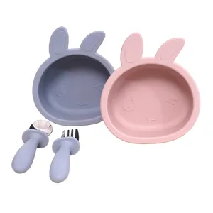 Baby Food Bowl Nesting Silicone Baby Compartmentalised Complementary With Lid Mate Maze Suction Baby Food Bowl