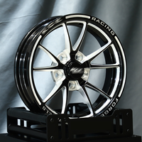 Jantes forgées Drag de 15 pouces 15x4 15x10 5x114.3 5x4.5 Noir brillant usiné Frontrunner Beadlock personnalisé pour Mustang Drag Pack