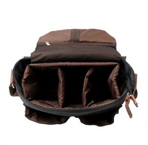Sac à bandoulière vintage en toile et nylon pour appareil photo reflex numérique (DSLR/SLR) - Fabrication certifiée BSCI - Product Image 4