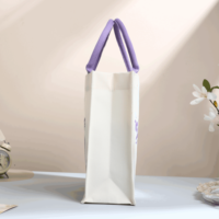 Sac fourre-tout en toile personnalisé avec logo imprimé Xien 2027, durable, réutilisable, pour usage quotidien, sac cadeau promotionnel